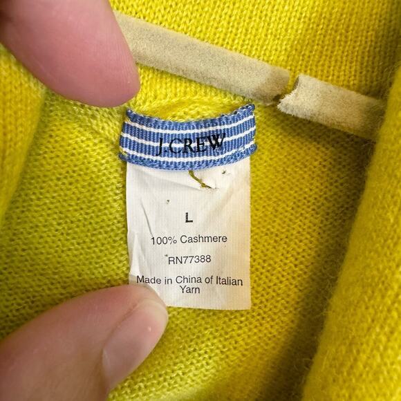 J. Crew Cashmere Cardigan Sweater Large - Picture 7 of 7